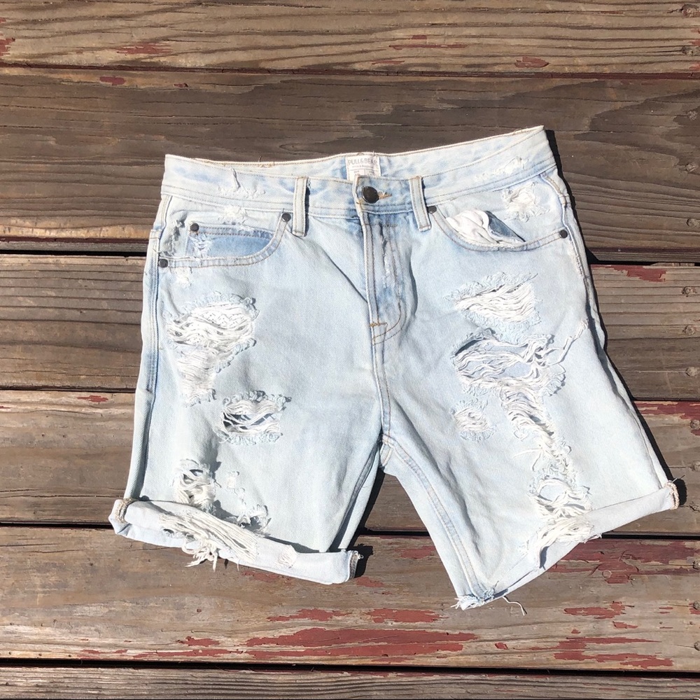 Pull & Beat denim shorts